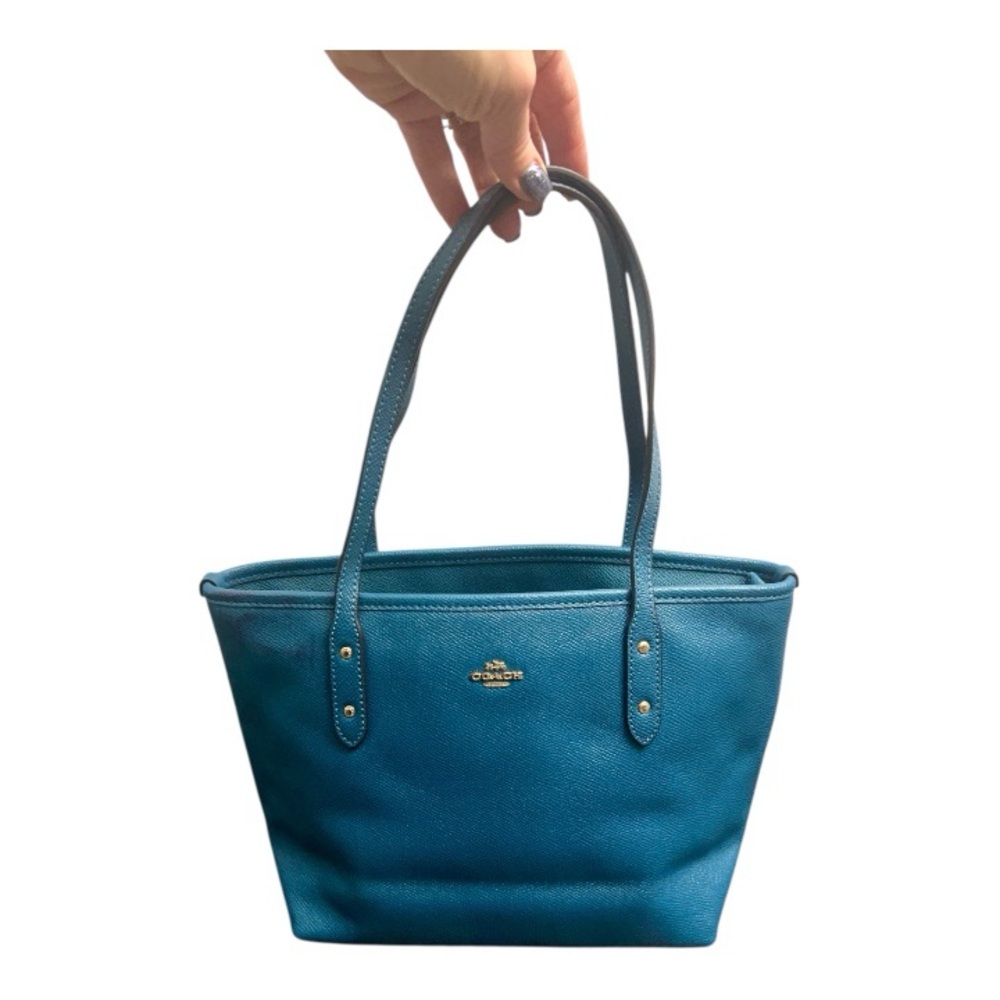 Coach Mini City Zip LEATHER Tote